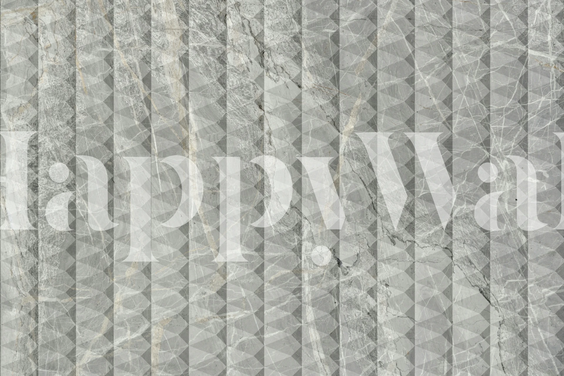 Design della carta da parati Geo Marmor in una stanza