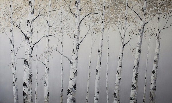 Modern Birch Forest