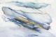 Alcohol Ink Art Indigo Marble