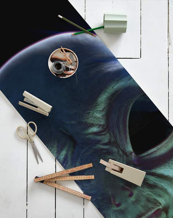 Alien Gray wallpaper - Happywall