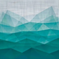 Minimal Triangles Mint Green wallpaper