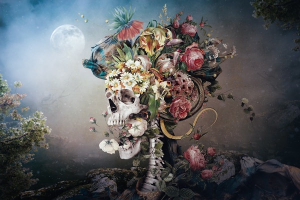 Floral Skull