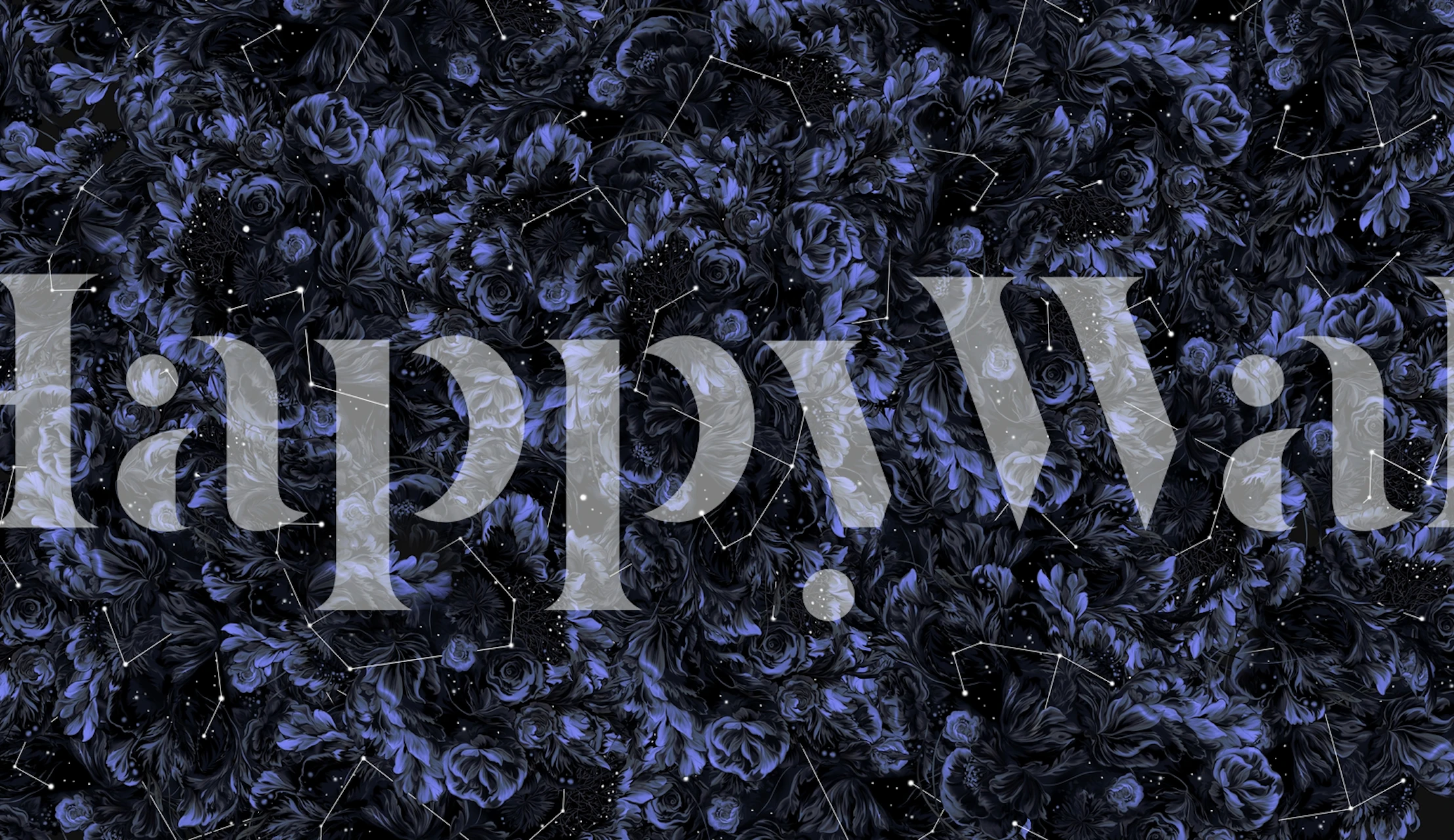 Tapeta Moon Light Floral u sobi