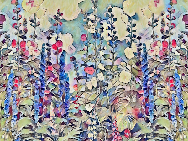 Vintage Flowers Impressionism