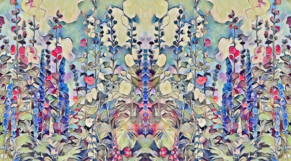 Vintage Flowers Impressionism