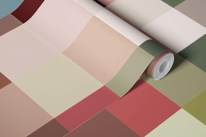Pixel in Vintage Pastelwallpaper roll