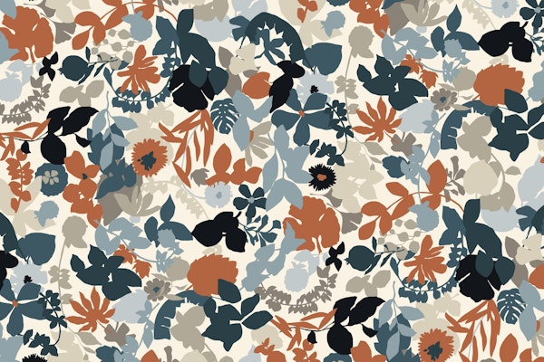 Foliage rust blue grey