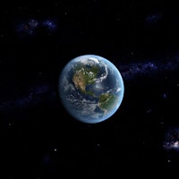 Earth from space USA ταπετσαρία