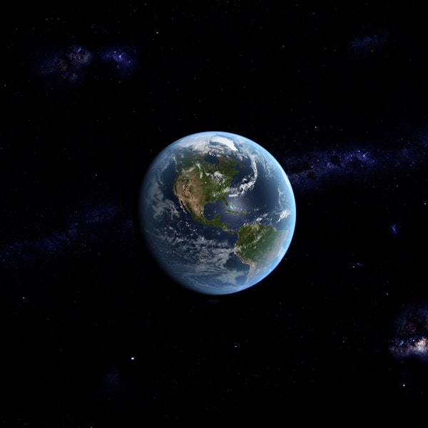 Earth from space USA