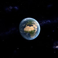 Earth from space Europe Africa ταπετσαρία