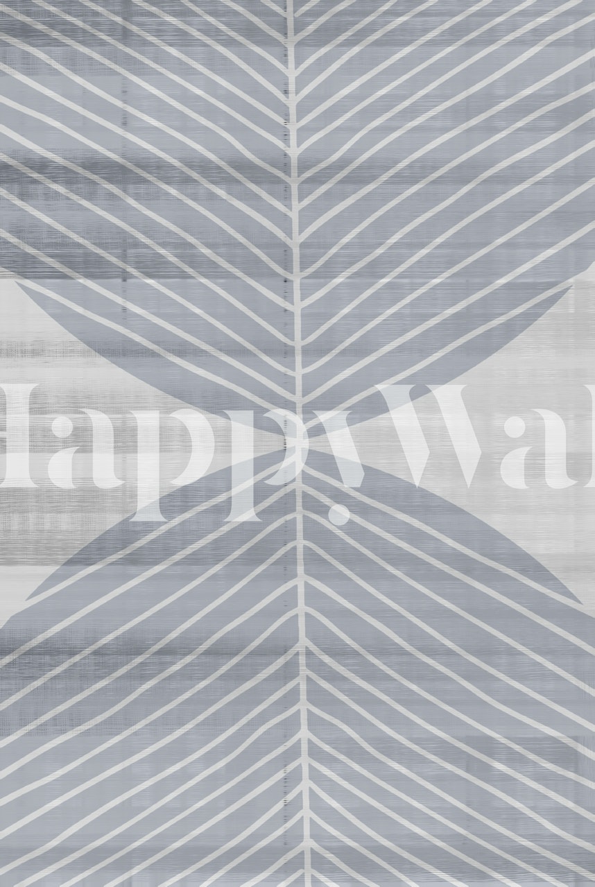 Minimal Leaf Silk tapet vist i et rom