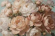 Fresh Peonies on Teal