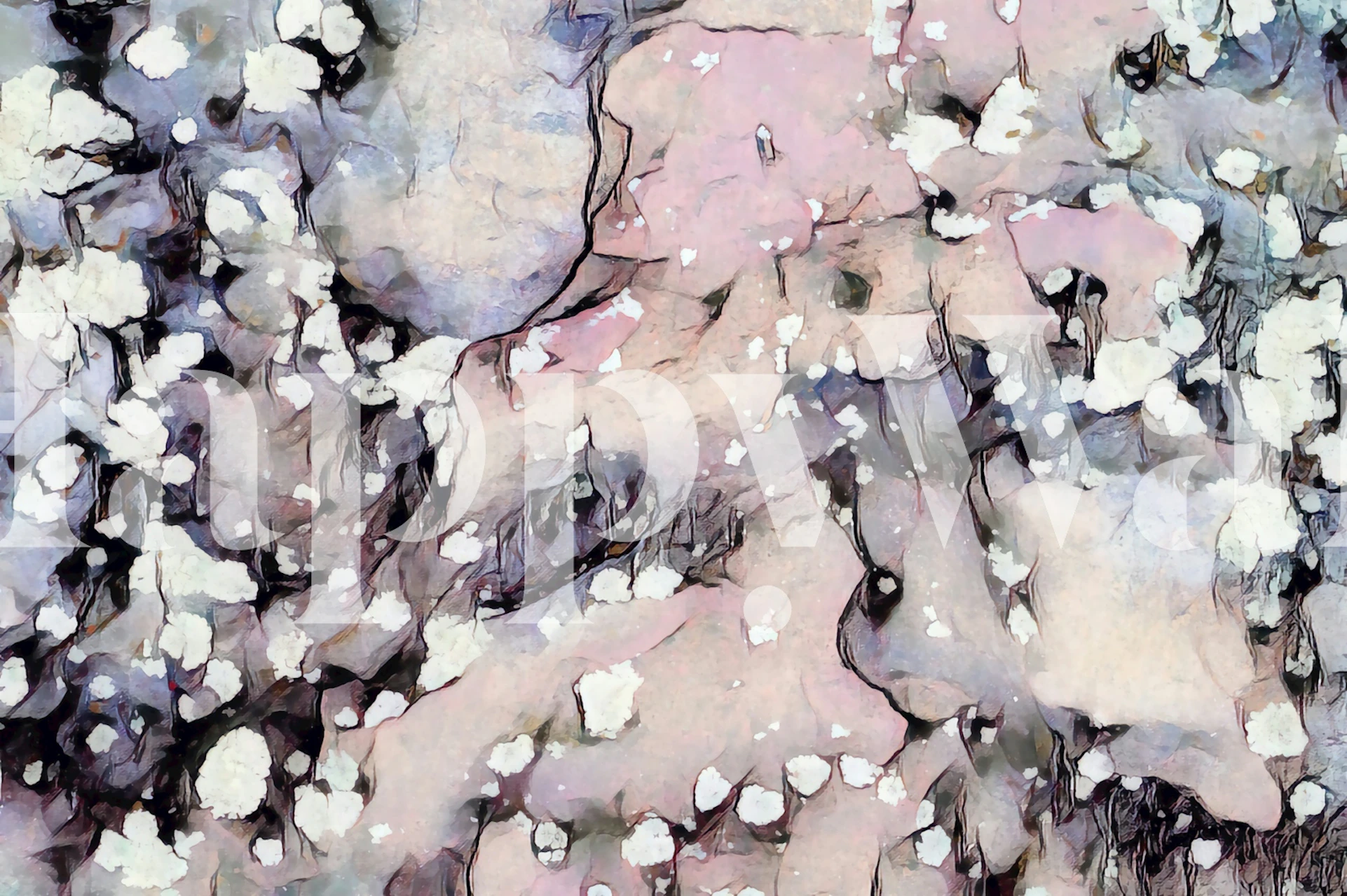 Scandinavia wallpaper design in a room