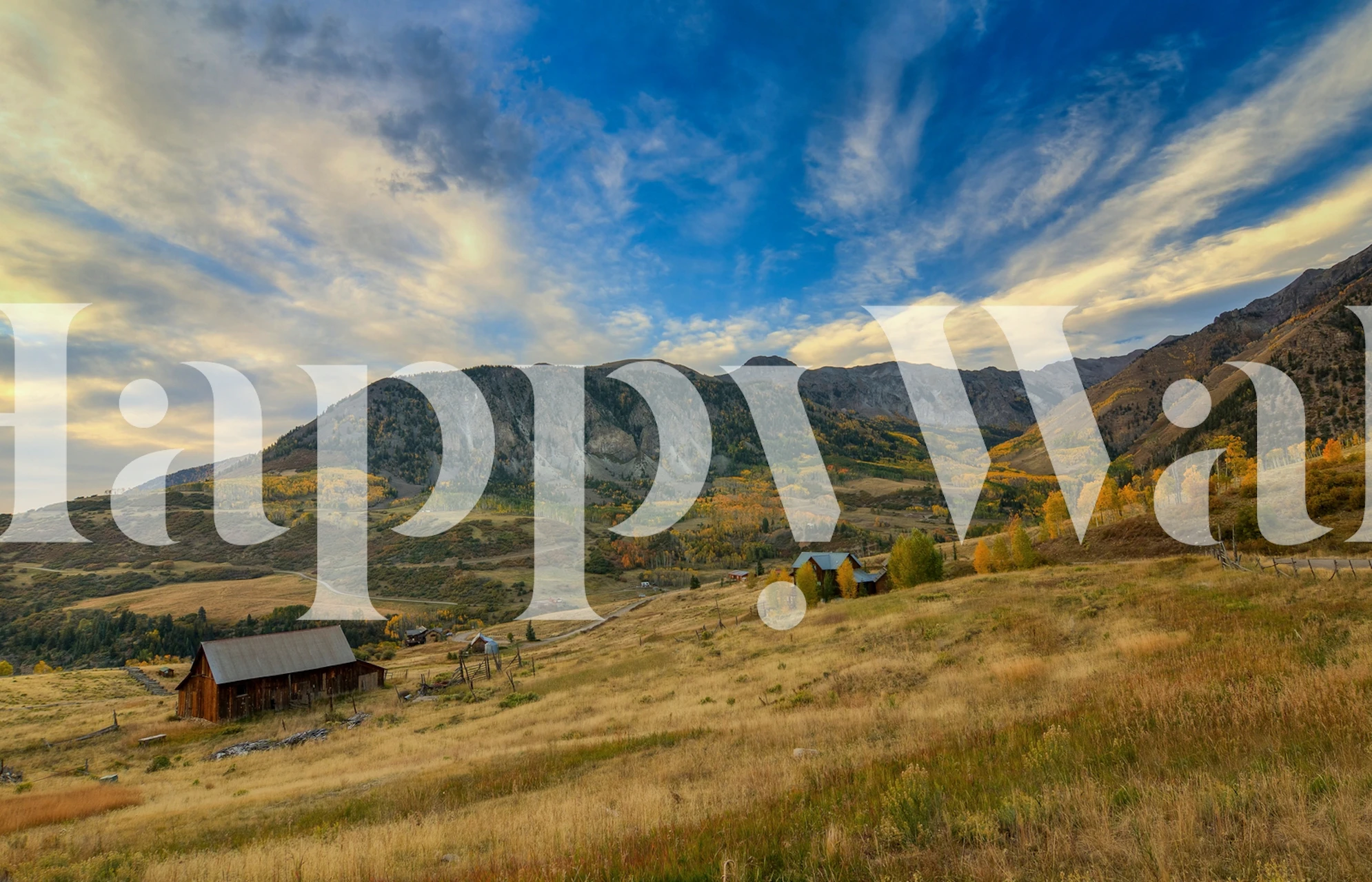 Dusk at Deep Creek Mesa Tapete in einem Zimmer