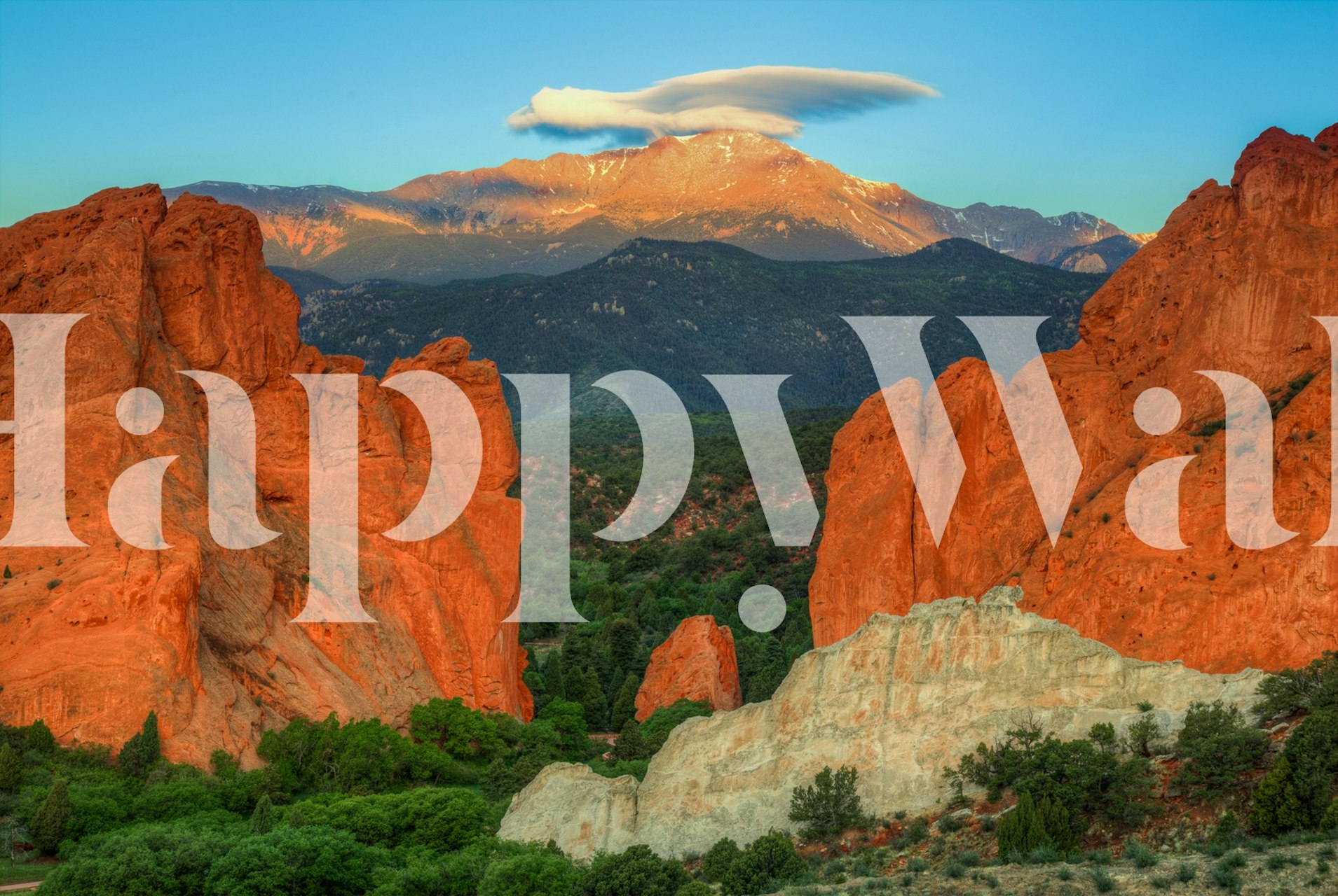 Wallpaper featuring Pikes Peak landscape