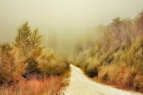 Misty Forest Wallpaper