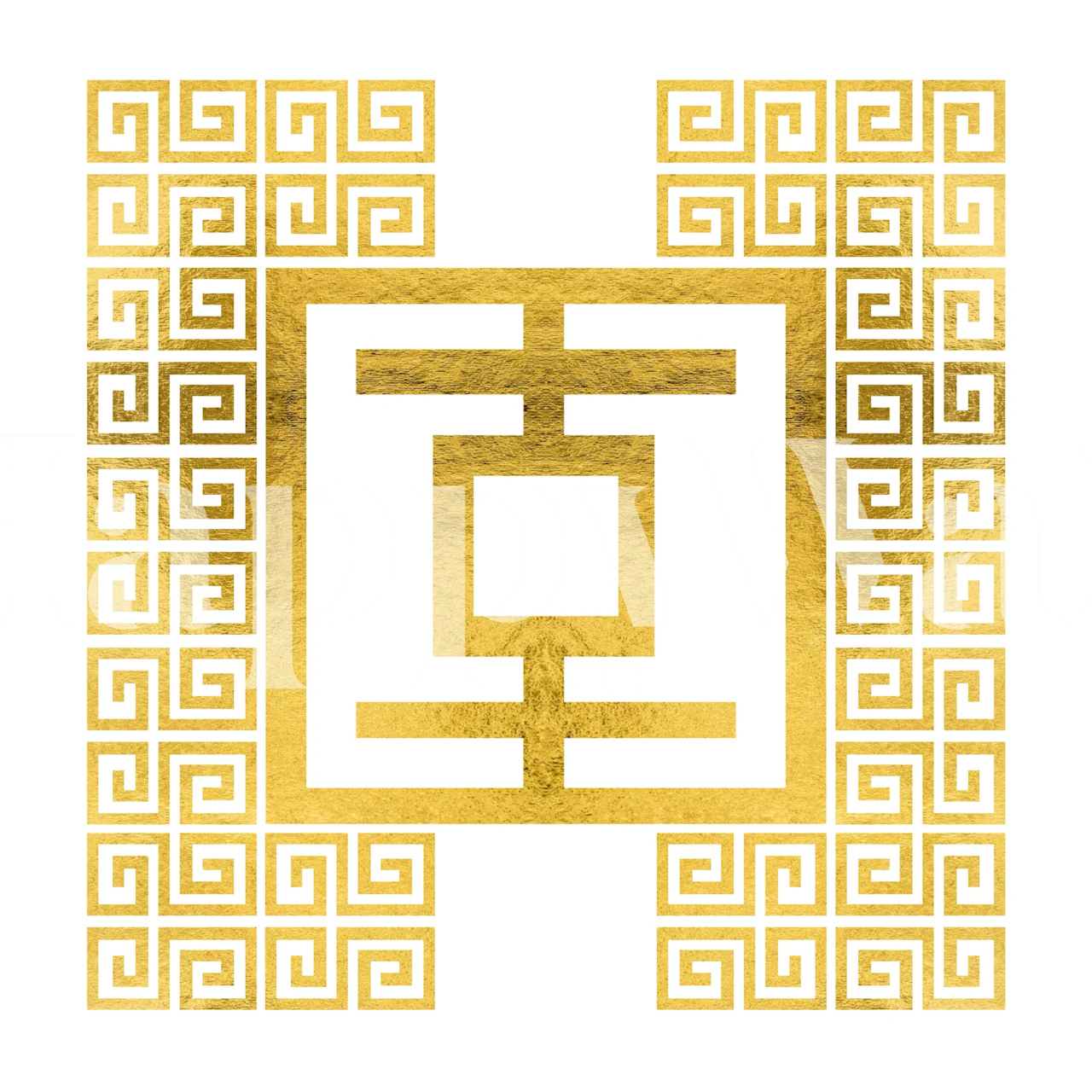 Golden Japan Wallpaper in een stijlvolle kamer