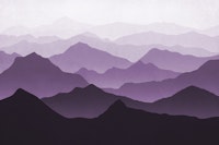 Purple mountains II tapete