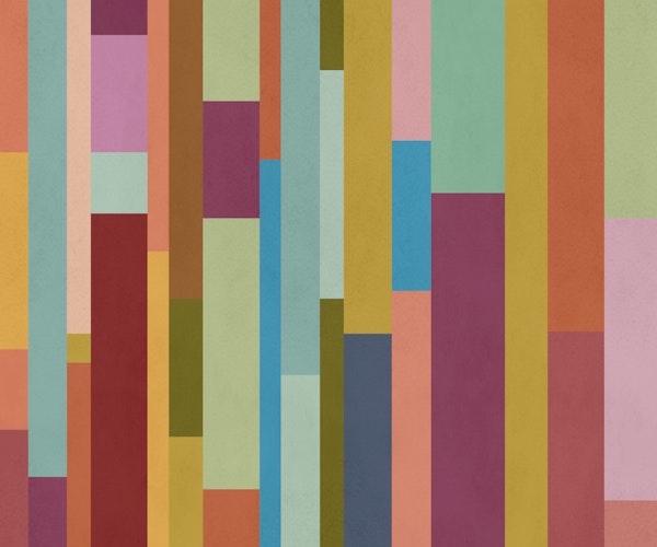 Green Minimal Colorblock Geo