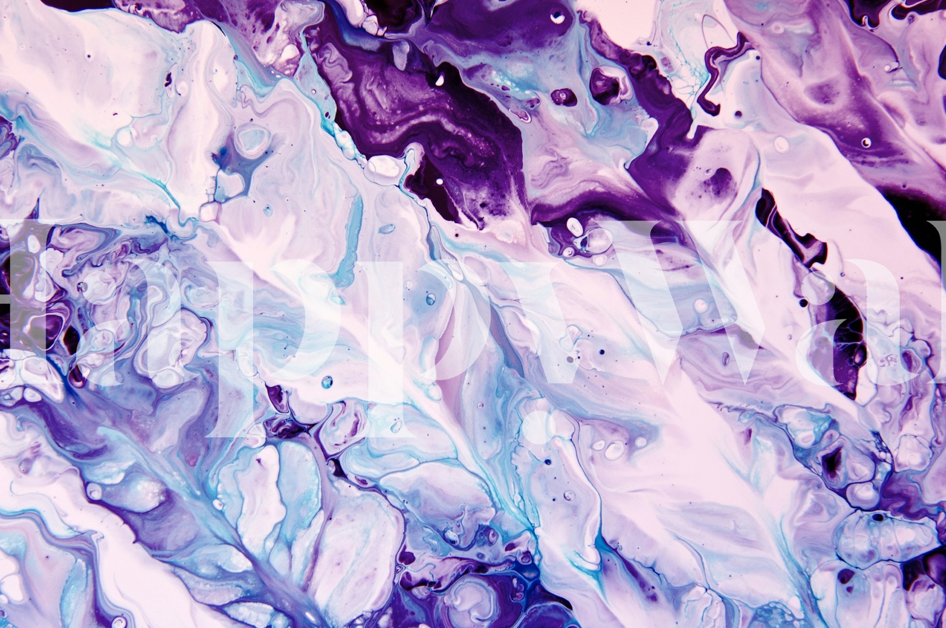 Abstract Marble Glam behang in een kamer