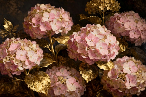 Vintage Flowers Oil Painting