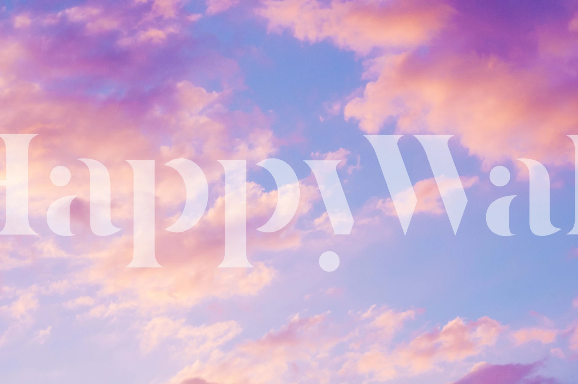 Papier peint Miraculous Clouds 1 dans une chambre