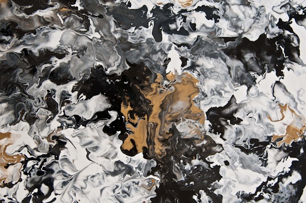 Abstract Marble Acrylic Glam 1