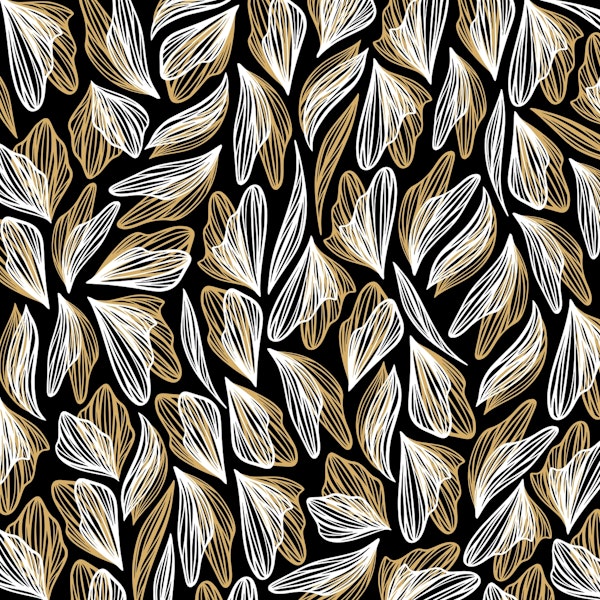 Luxury golden leaves