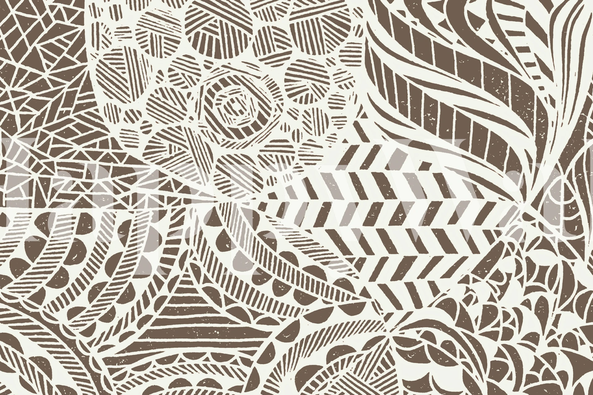 Contemporary Abstract 25 wallpaper in a room