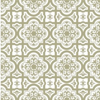 Alhambra Tiles Pale Green tapet