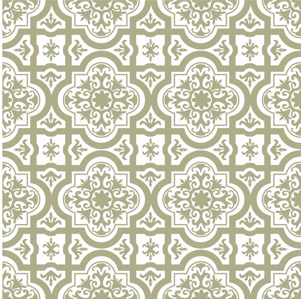 Alhambra Tiles Pale Green