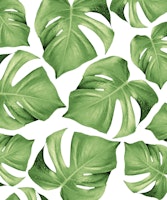 Monstera Leaves Green 1 ταπετσαρία