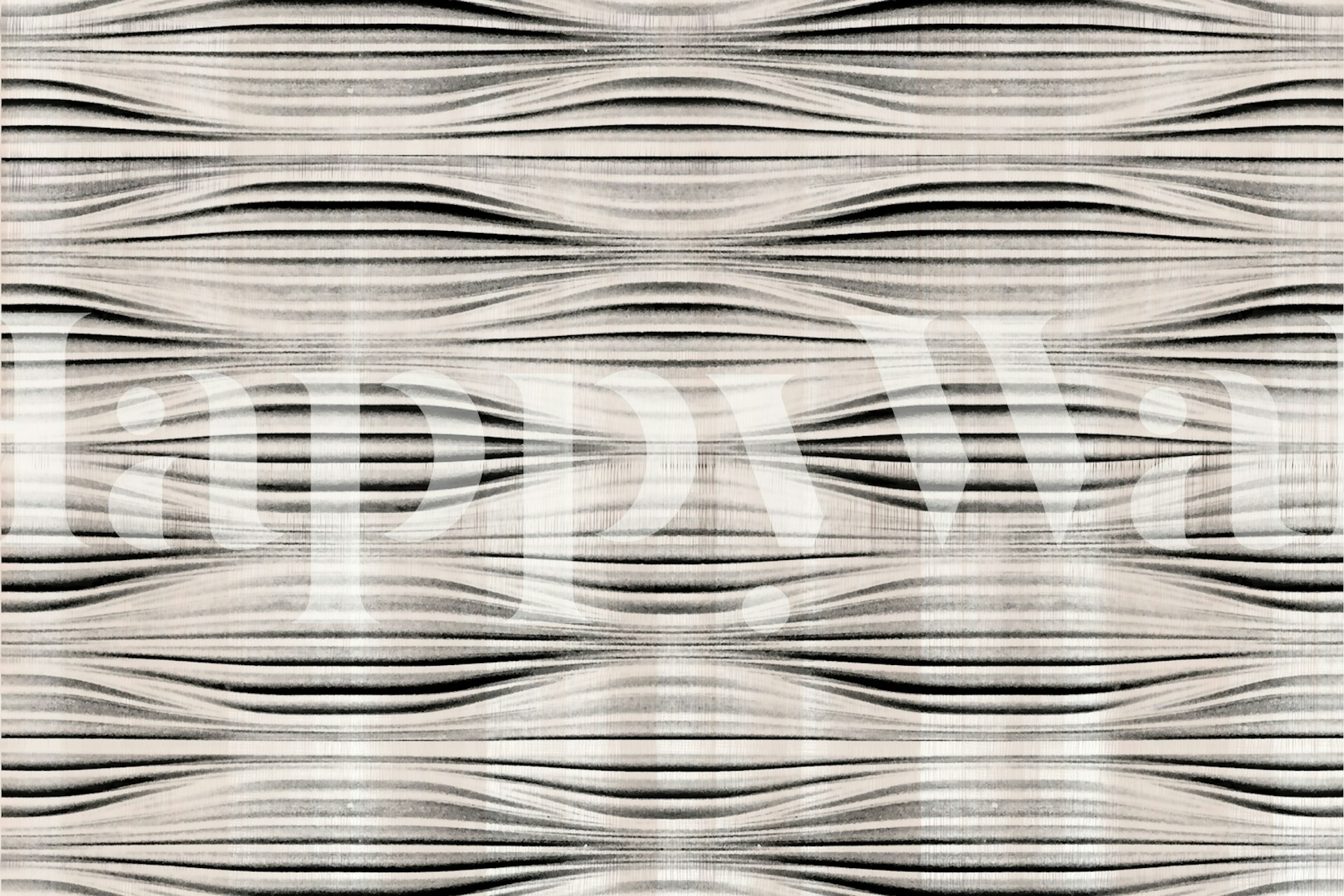 Japan Waves Texture tapet i ett rum