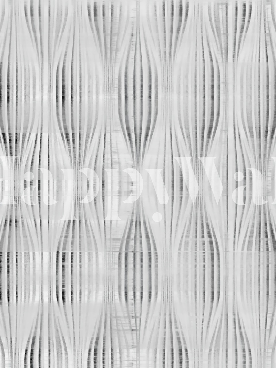 Soft Gray Japan Waves w pokoju