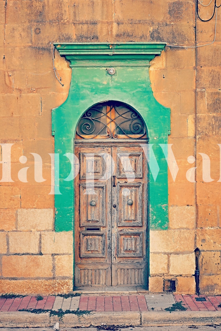 Vintage Door Wallpaper - Buy Online at Happywall.com