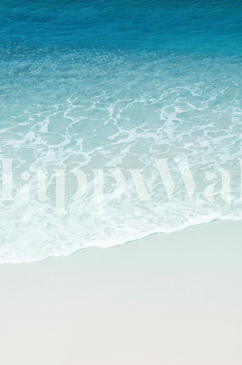 Caribbean Ocean wallpaper in a room