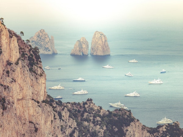 Faraglioni Cliffs Capri Italy