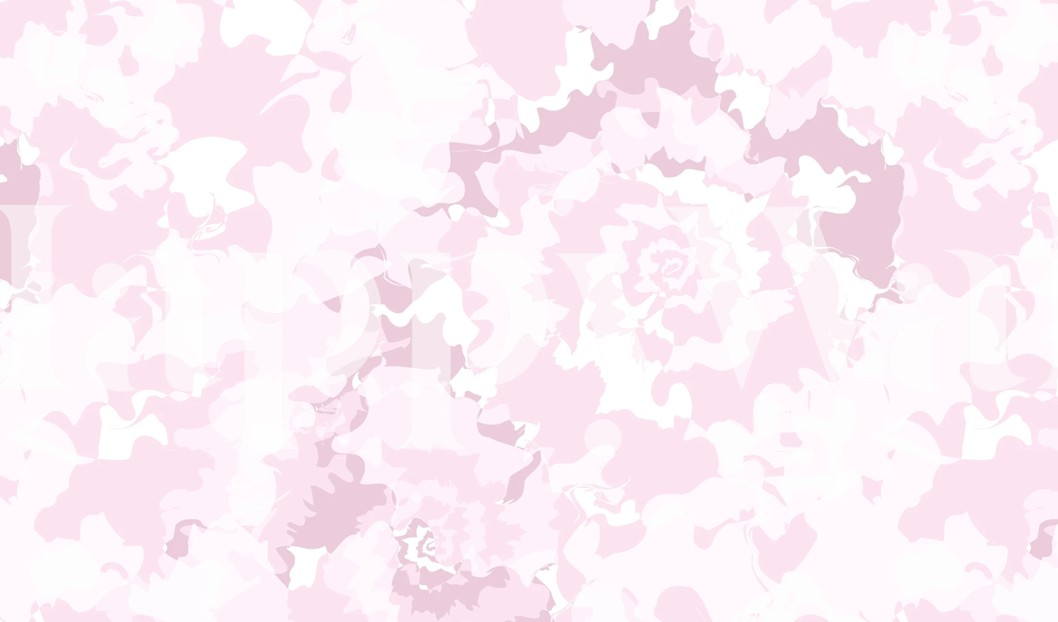 Papier peint Pink Spring Marble dans une pièce