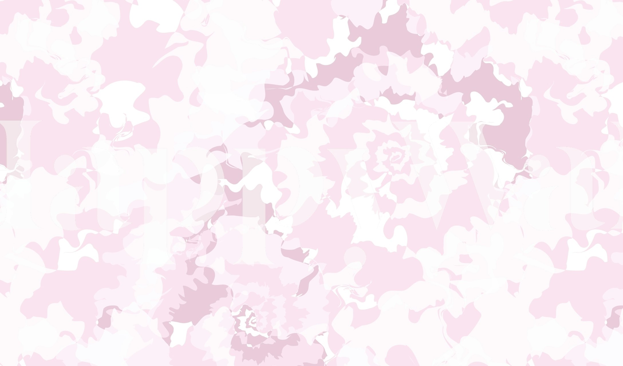 Pink Spring Marble tapet i et rom