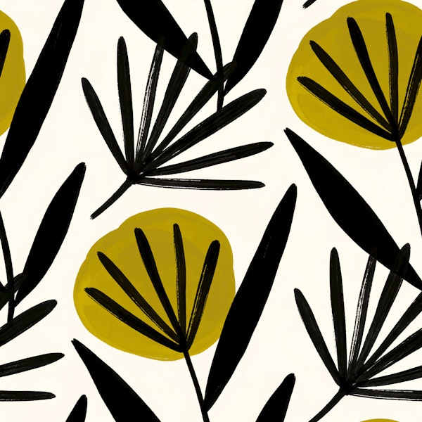 Midcentury Modern Florals