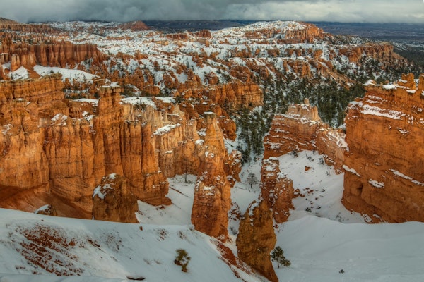 Snow Brewing At Bryce Canyon