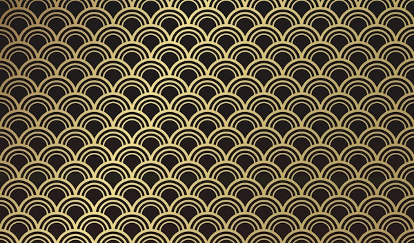 Golden Art Deco Texture