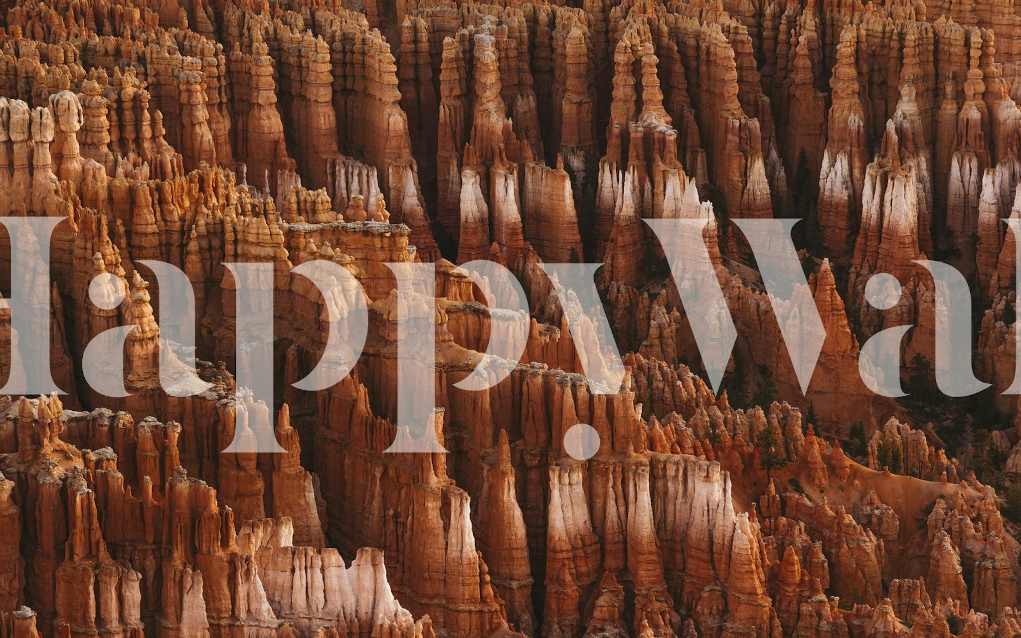 Papel de parede Bryce Canyon Utah em um quarto