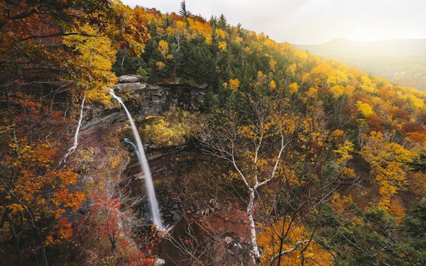 New York Autumn Waterfall