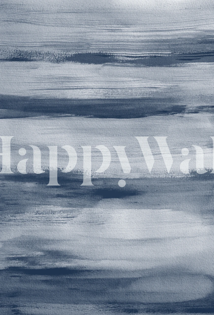 Abstract blue watercolor brushstroke wallpaper