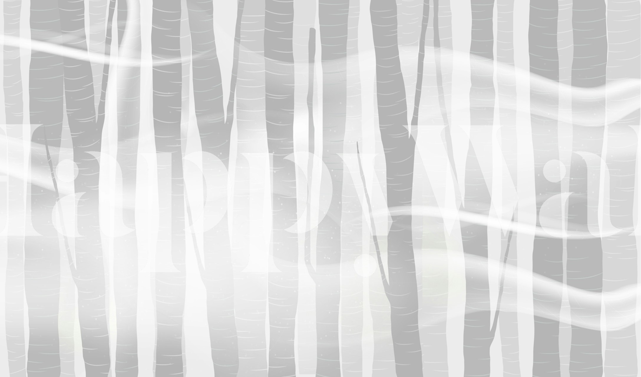 Gray Forest wallpaper in a room