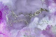 Alcohol Ink Art Pink Silver
