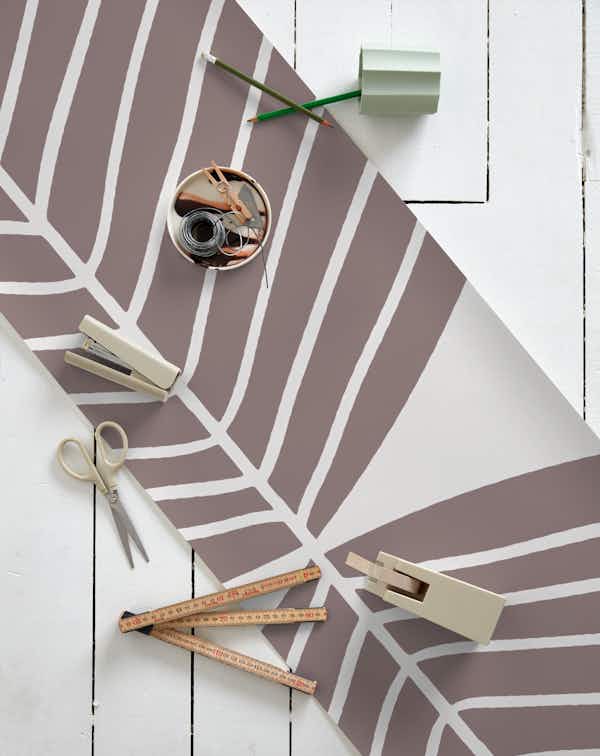 Buy Minimal Modern Leaf Wallpaper Online Happywall