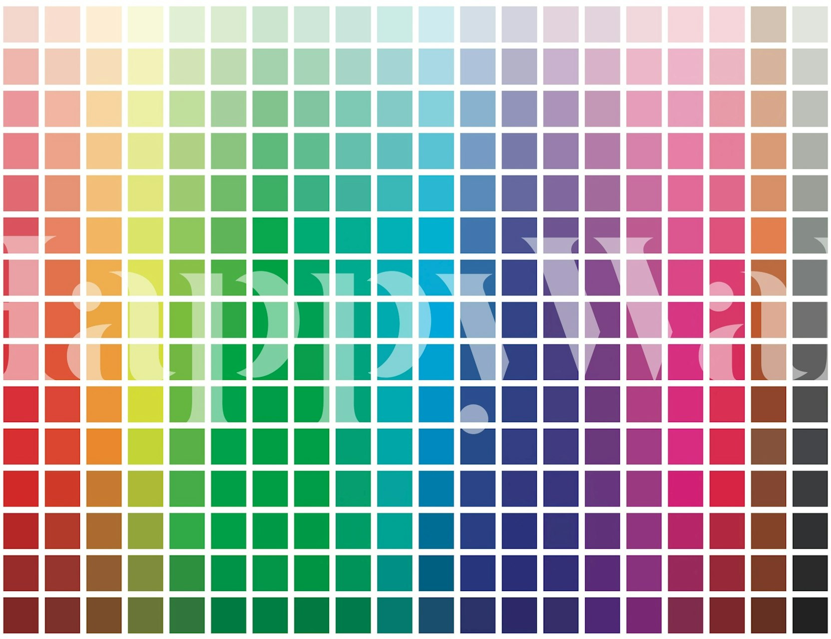 Colorful wallpaper design in a room