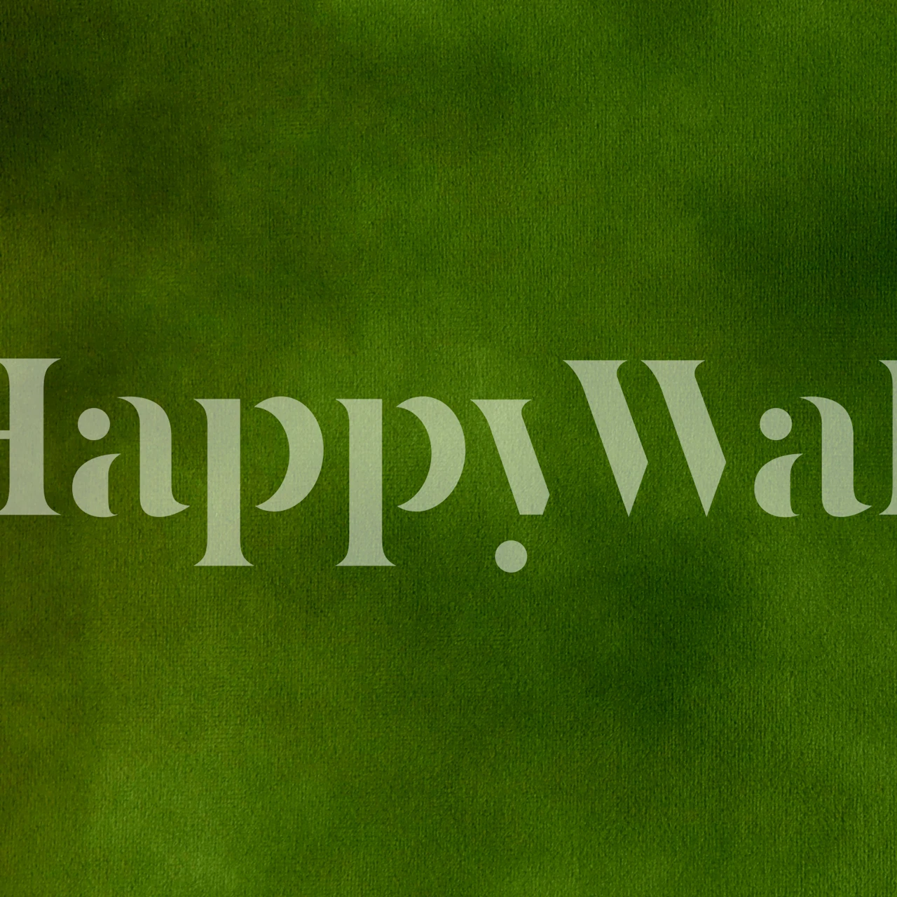 Green watercolor texture with soft variations in hue for a calm and natural look, suitable for a wall mural